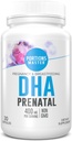 Portions Master DHA Supplément Oméga-3 prénatal, rénatal avec 300 mg DHA, soutient le développement du cerveau et des yeux foetal, la nutrition de la grossesse et de l'allaitement, non-OGM, sans gluten (30 softgels)
