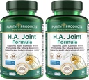 Purity Products HA Joint Formula Hyaluronic Acid + Key CoFactors - Joint + Skin Multi Collagen (Type I, II & III) - 5-Loxin - Olive Fruit Extract - Joint Flexibility + Mobility - 90 Capsules (2)