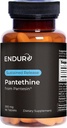 Endur Pantethine from Pantesin, Liver Function & Healthy Cholesterol Balance Supplement, Sustained Release Formula, Gluten Free, 300mg (90 Tablets)
