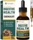 Cuachalalate gouttes digestives: supplément à base de plantes avec racine de réglisse, dandelion, clove, cancerine, et Kalawalla Extraits pour le soulagement de l'estomac, la santé gastrique, et le système immunitaire. 2oz