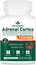 11-in-1 Adrenal Support Supplement, Cortisol Supplement with Pantothenic Acid and Ashwagandha - Supports Healthy Adrenal Function, Energy and Relaxation- 60 Capsules