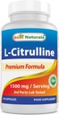 Best Naturals Capsules L-Citrulline - 1500mg/Serveur - Non-OGM - Sans gluten - 90 Capsules (90 Nombre (paquet de 1))