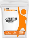 BulkSupplements.com Poudre de tartrate de L-Carnitine - poudre d'acide amino, supplément de carnitine - sans aromatisants et sans gluten, 1g par portion, 1kg (2,2 lb) (paquet de 1)