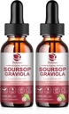 Soursop Graviola Liquid Drop - Pure Leave & Fruit Complex - 4X Effectiveness - Soursop Bitters Liquid for Immunity, Liver & Antioxidant, Herbal Goodness, 2 Month Supply, 4 Fl Oz
