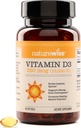 NatureWise Vitamin D3 10,000IU (250 mcg) 90-Day Supply - High Potency for Healthy Immune Support & Muscle Function, Non-GMO, Gluten-Free in Organic Extra Virgin Olive Oil, (Mini Softgel), 90 Count