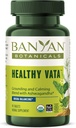 Banyan Botanicals Vata santé – Supplément à base de plantes biologiques avec Ashwagandha, Shatavari et autres herbes ayurvédiques pour être calme et équilibré bien-être* – 90 comprimés – Vegan non-OGM source durable
