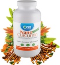 One Planet Nutrition Nano Curcumin 500 mg Capsules de légumes (60 portions), Nano pour une absorption élevée, soutient le bien-être général, non-OGM, végétalien, sans gluten