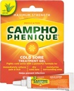 Campho Phenique Cold Sore and Fever Blister Treatment for Lips, Maximum Strength Provides Instant Relief, Helps Prevent Infection To Promote Healing, Original Gel Formula, 0.23 Oz