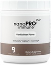 Biopharma Scientific Nanopro Immune: Poudre de protéines de lactosérum pour le soutien immunitaire et la récupération d'exercices avec Colostrum, Glutathion, Proline Rich Polypeptides, Vanilla Bean Flavor, 30 portions