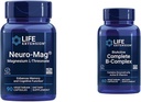 Life Extension Neuro-mag Magnesium L-threonate and Bioactive Complete B-Complex for Brain, Heart, and Nerve Support
