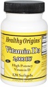 Healthy Origins Vitamin D3 Softgels, 120 Count
