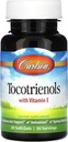 Tocotriénols Carlson Labs avec vitamine naturelle E, 30 softgels