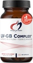Conceptions pour le complexe LV-GB santé - Suppléments de détox du foie pour le soutien de la vésicule avec le chardon, l'artichaut, les vitamines + la bile d'oxygène - soutient le flux de bile + l'élimination des toxines (90 capsules)