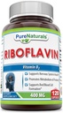 Pure Naturals Riboflavin 400 Mg 120 Capsules