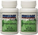 NCI Advanced Research Dr. Hans Nieper Lithium Orotate Tablets 120 mg 200 tablets (pack of 2)