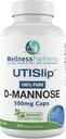 UTI Slip D-Mannose Non GMO Organic Source Veggie Capsules 270 Count (500 Mg)
