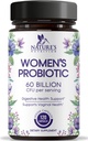 Probiotiques pour les femmes 60 milliards UFC - 16 souches, santé digestive, pH vaginal et soutien immunitaire, prébiotiques et canneberges, Gut Health & soutien urinaire, probiotique stable pour les femmes - 120 capsules