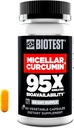 Biotest Micellar Curcumine - 95x Absorption - UCLA Inventé et breveté - 60 capsules