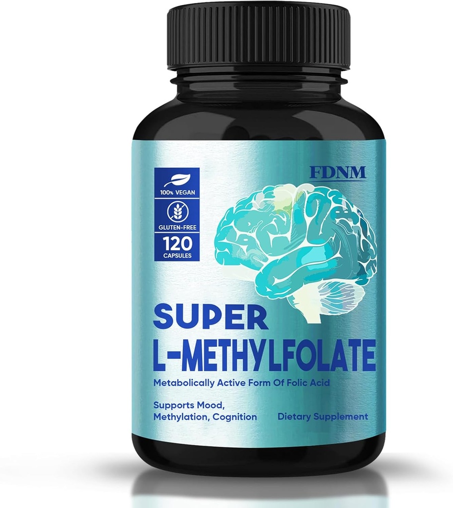 L-Methylfolate 15mg Capsules | Mood & Nerve Support