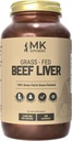 MK Supplements Grass Fed Beef Liver Supplement, Supports Energy Production, Detoxification, Digestion, Immunity and Full Body Wellness, Non-GMO, Freeze Dried, 45 Servings (3,000 mg Each)