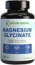 Magnesium Glycinate 500mg Capsules - Chelated High Absorption Magnesium Bisglycinate Supplement for Sleep, Muscle & Heart Support for Women & Men - Pure, Gluten-Free, Non-GMO, 120ct