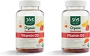 365 by Whole Foods Market, Organic Vitamin D3 Gummy, 160 Count (Pack of 2)