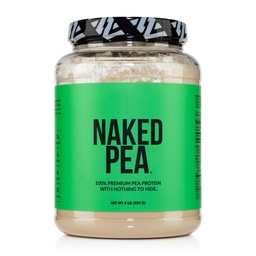 NAKED Pea - 2LB 100% Pea Protein Powder from North American Farms - Unflavored Vegan Pea Protein Isolate - NSF Certified, Plant Protein Powder, Easy to Digest - 30 Servings