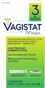 Vagisil Vagistat 3 Day Yeast Infection Treatment for Women, Relieves External Itching and Irritation - 2% External Miconazole Nitrate Cream, 3 Disposable Suppositories & Applicators (Pack of 1)