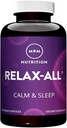 MRM Nutrition Relax-All® | Dietary Supplement for Better Sleep | with GABA, L-Theanine & Ashwagandha | Drug-Free, Non-Habit Forming | Non-GMO | Vegan + Gluten Free | 15 Servings