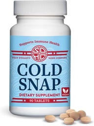 Snap Dynasty Cold Snap - Comprimés 90ct, supplément de soutien immunitaire végétalien