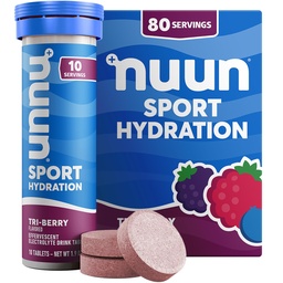 Nuun, Electrolyte Drink Tabs Tri Berry, 8 Count, 1.9 Ounce