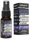 ONNIT Mélatonine Spray liquide de soutien du sommeil, IGENTM non-OGM testé, Lavande Arôme, Soutien du sommeil pour les adultes, 3mg Mélatonine par spray, 1 fl oz