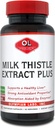 Olympians Labs Lait Thistle Extract Plus Enzymes, Antioxydants, Soutenir la santé du foie, 60 capsules végétariennes