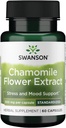 Swanson Chamomile Flower Extract 500 Milligrams Standardized to 1.2% Apigenin 6 mg per Capsule 60 Capsules