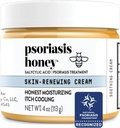 Crème de renouvellement de peau - Crème d'eczéma et dermatite séborrhéique - Traitement du psoriasis pour la peau, la rougeur et le soulagement de la démangeaison (4oz)