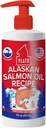 PLATO Wild Alaskan Salmon Oil Kibble Topper - Boost Dog Food with Omega 3 & 6 Fatty Acides - Pour une peau et un manteau sains - 8 onces