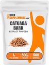 BulkSupplements.com Poudre d'extrait d'écorce de Catuaba - Poudre d'écorce de Catuaba, supplément à base de plantes - Vegan & sans gluten, 1g par portion, 500g (1,1 lb) (paquet de 1)