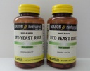 MASON NATURAL Red Yeast Rice Capsules - 60ct, Pack of 2