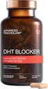 Advanced Trichology DHT Blocker - Hair Growth Supplement for Genetic Thinning for Men and Women | Approved* by American Hair Loss Association - 120 Count (Pack of 1)