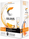 CELSIUS Powder Stick Packs orange sur le trajet, boîte de 14
