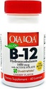 Ola Loa Vitamine B12 Sublingual Cerise Complément diététique - HydroxyCobalamine, Folate actif, Formule végétalienne - Promouvoir l'énergie, le nerf et le soutien du cerveau de votre corps - 60 comprimés