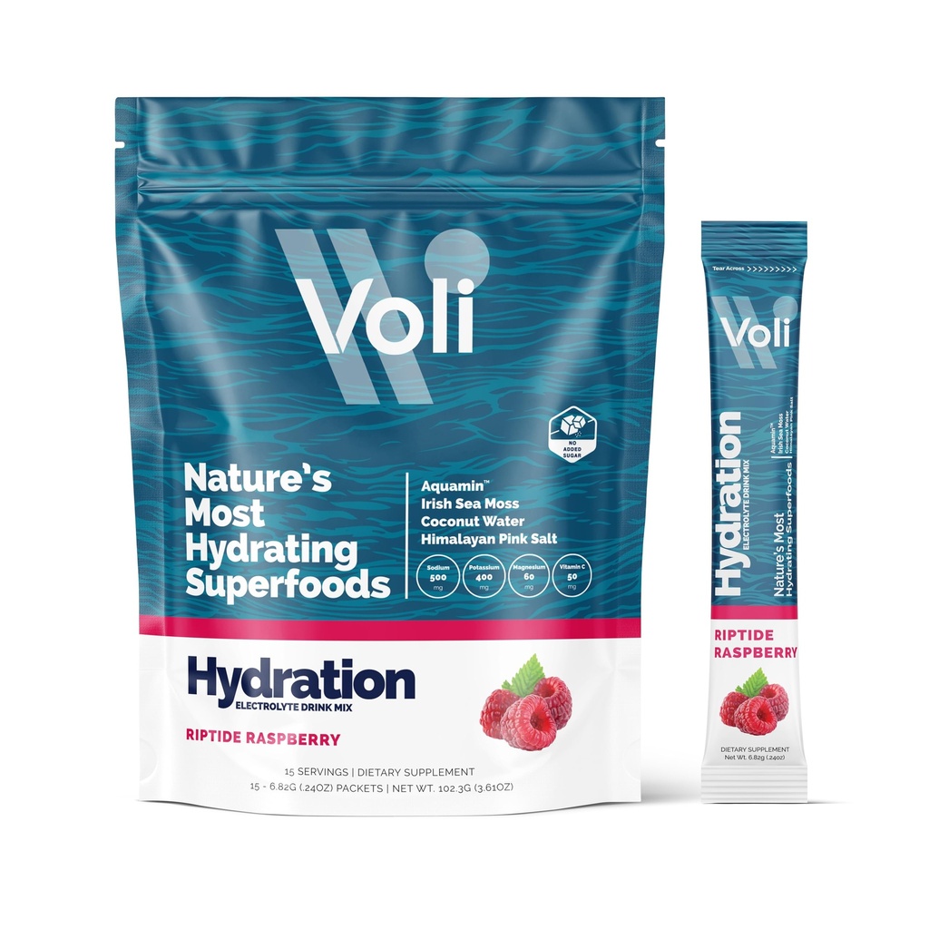 Voli Electrolytes Raspberry - Sugar-Free Hydration