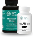 Melatonin Sleep Support Bundle | 30mg Watermelon Gummies & 120mg High-Dose Capsules | Advanced Sleep Aid for Adults | Vegan & Non-GMO