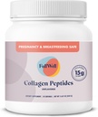 FullWell New Hydrolyzed Collagen Peptides, Breastfeeding & Pregnancy Safe Grass-Fed Collagen Powder for Women, 15g Unflavored Collagen, 30 Servings