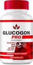 Glucogon Pro Capsules, Glucogon Support Supplement Pills - Maximum Strength, Glucogon Pro Health and Wellness Capsules, GlucogonPro All Natural Formula, GlucogonPro Capsules Reviews (60 Capsules)