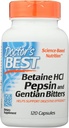 Meilleur docteur, Betaine HCL Pepsin & Gentian Bitters