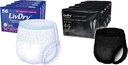 LivDry Adult Incontinence Underwear, Extra Absorbency with Black Series for Men Bundle - Extra Large, Case