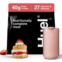 Huel Black Edition | Strawberry Shortcake 40g Vegan Protein Powder | Nutritionally Complete Meal | 27 Vitamins and Minerals, Gluten Free | 17 Servings | Scoop not included to reduce plastic
