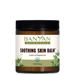 Banyan Botanicals Baume de peau apaisante – Soin de peau à base de plantes biologiques Salve avec Neem Leaf et Vetiver – Baume de refroidissement et apaisant pour la santé de la peau naturelle – 4 oz – Sans OGM Source durable Sans pétrole